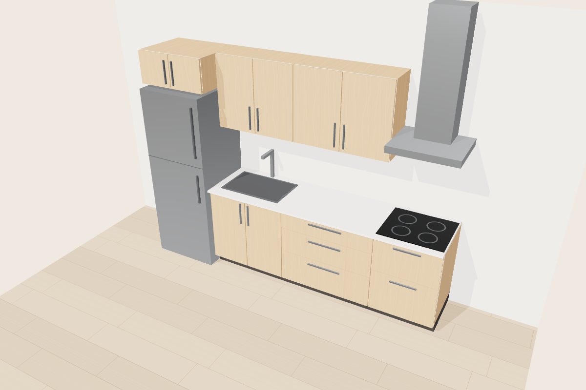 Phối cảnh 3D Chữ I căn hộ