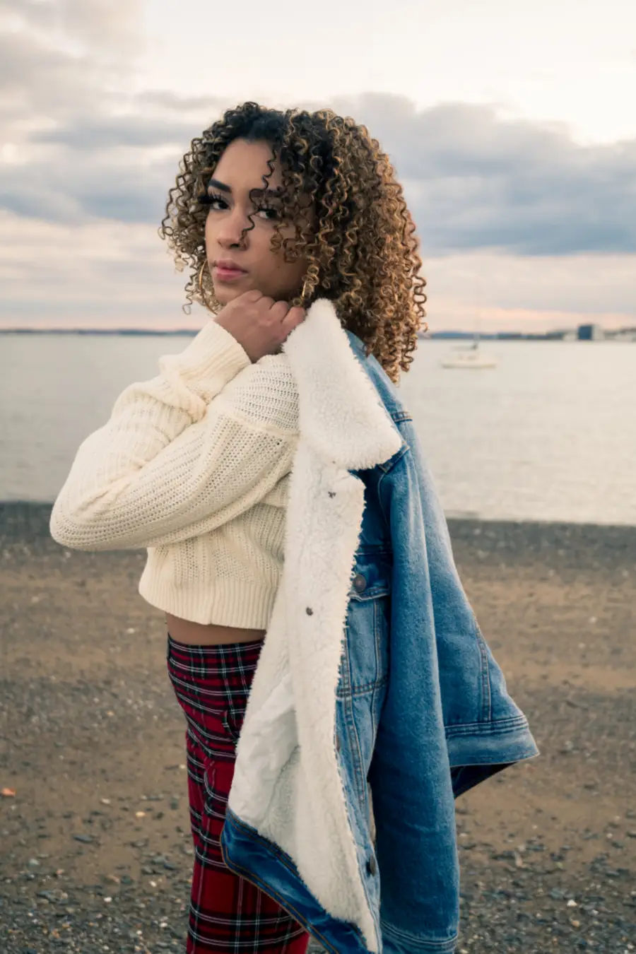 Cardigan len Sương — phối đồ