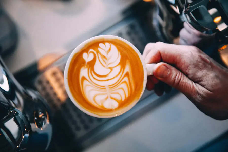 Latte art hình thiên nga