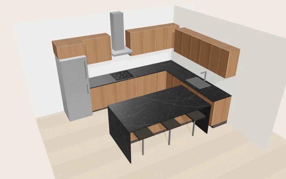 Giao diện website Lam Mộc Kitchen — Thiết kế tủ bếp 3D